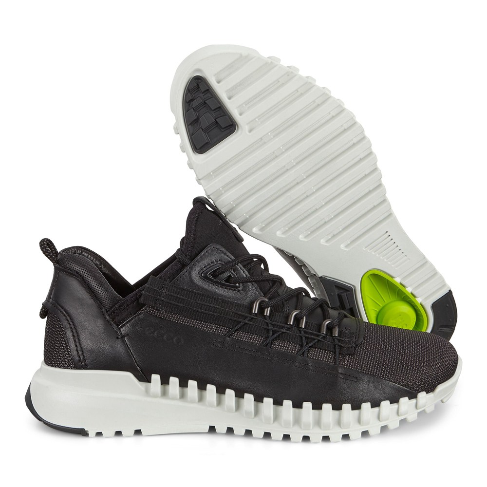 Tenis De Montaña Hombre - ECCO Zipflex Bajos - Negros - PKE694570